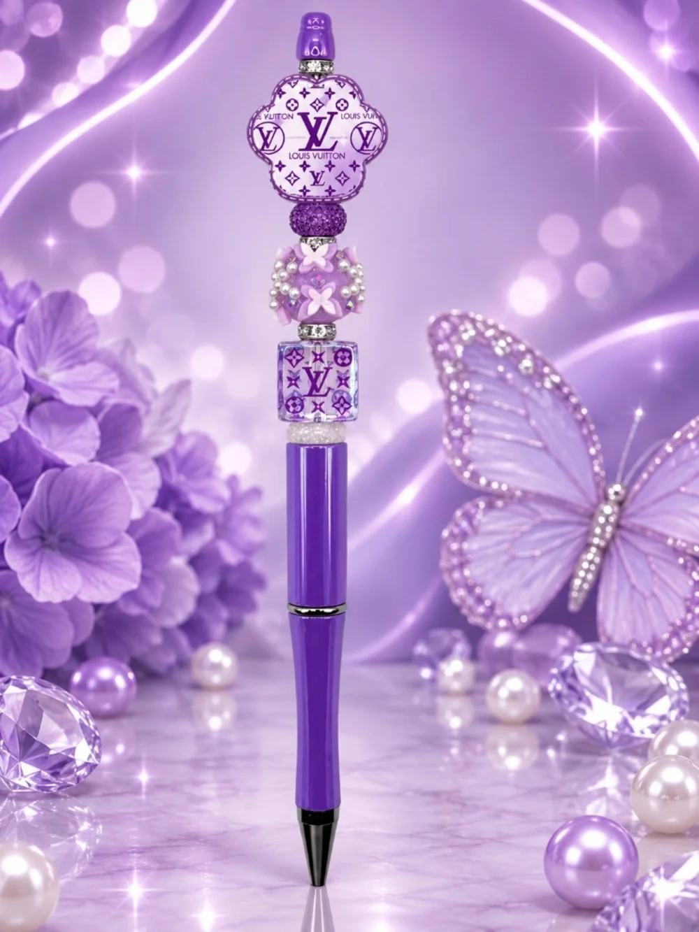 Lavender Bloom Elegance Pen